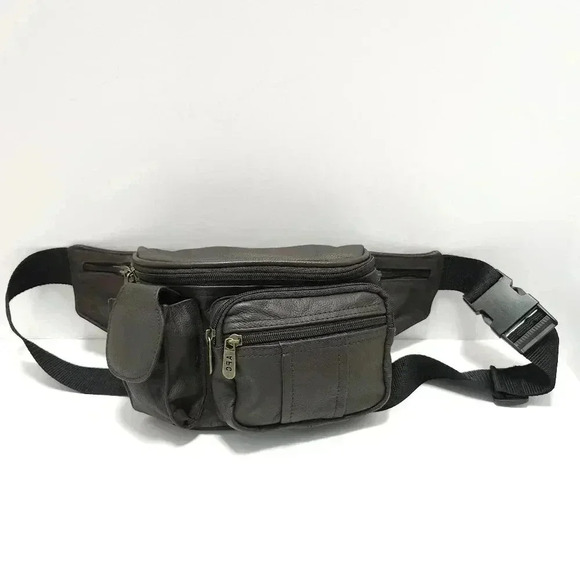 A.P.C. Handbags - APC Leather Fanny Pack Bag Vintage Brown Unisex